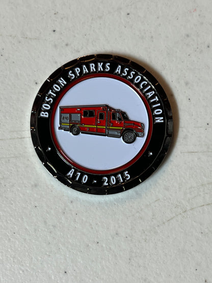 Challenge Coin: Boston Sparks A-10 Rehab Services