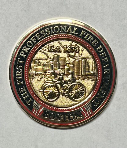 Challenge Coin: Boston First Professional Fire Department